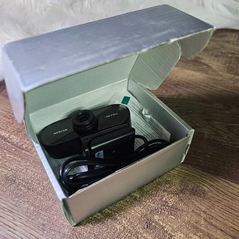Full HD USB-A Webcam Web Digital Camera with Adjustable Foot